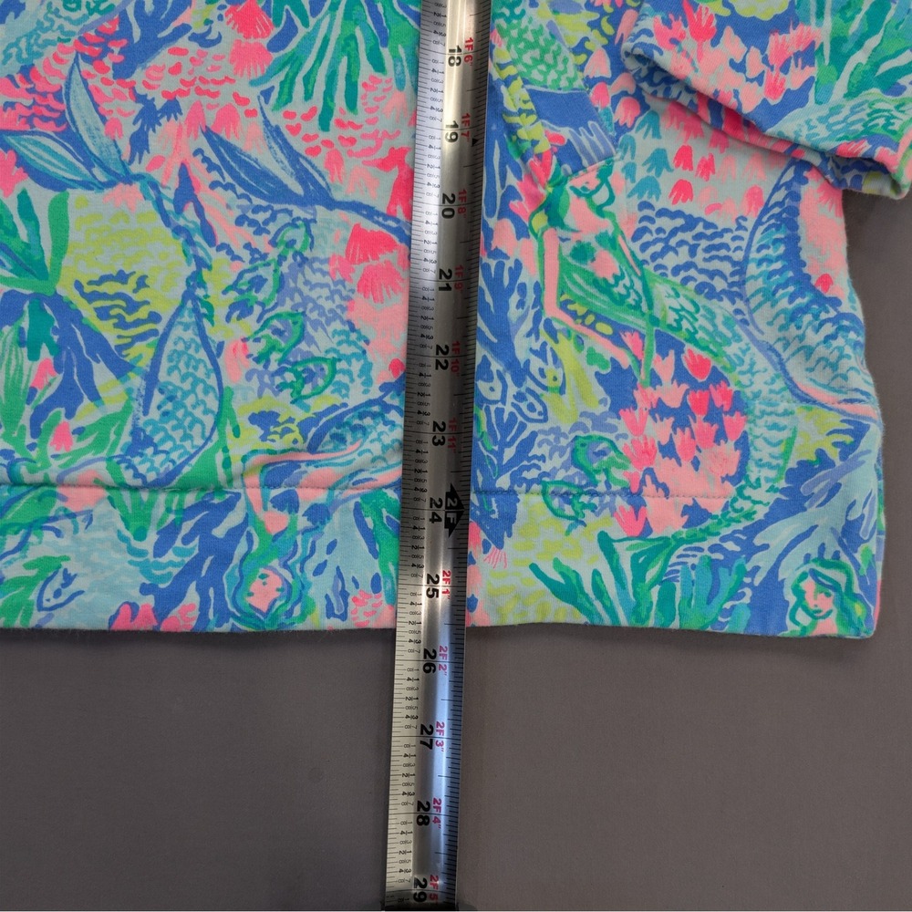 Lilly Pulitzer Mermaid Print 1/4 Zip Pullover Small - Picture 12 of 12